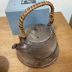 【差し上げます】 備前焼　茶器　酒器　セットの画像