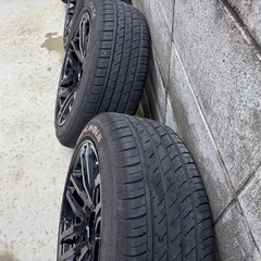 17インチ 6穴 7.5J +25 D.O.S バドックス 205/50 ハイエース キャラバンの画像