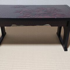 鎌倉彫　ローテーブルの画像