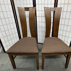 ダイニング3点セット　ハイバックチェアー　天然木　　【G11075】の画像