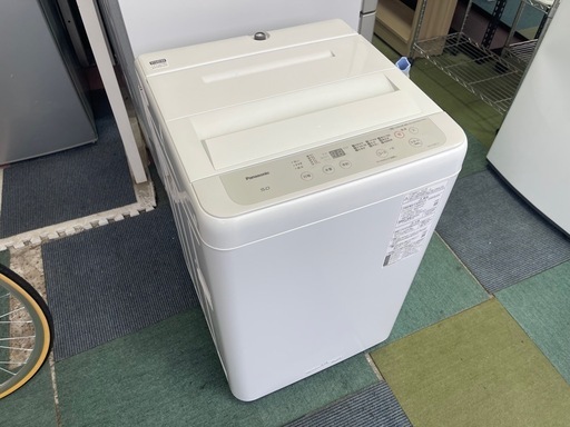 【リサイクルサービス八光】2021年製　パナソニック　全自動洗濯機  ニュアンスグレー NA-F50B14-H [洗濯5.0kg /乾燥機能無 /上開き]