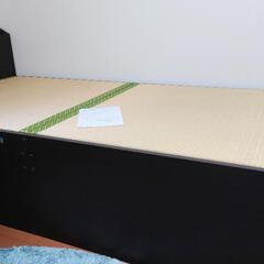 [シングル]収納畳ベッド（宮付き）