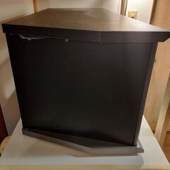 【引取①】海老名市★ローボード.★黒★棚★収納★TV台★★中古品★★の画像