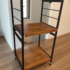 【新品】キッチン収納　レンジ台　の画像