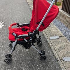 AB型ベビーカー　コンビ ウェルフラットワイドw　JT-500の画像