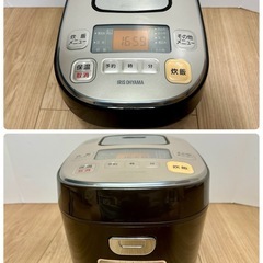 【良品】IHジャー炊飯器 IRIS OHYAMA TERC-IB30-T 極厚火釜【PayPayお支払い出来ます】の画像