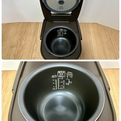 【良品】IHジャー炊飯器 IRIS OHYAMA TERC-IB30-T 極厚火釜【PayPayお支払い出来ます】の画像