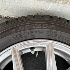 軽自動車用14インチスタッドレスタイヤホイール4本セットナット付きの画像