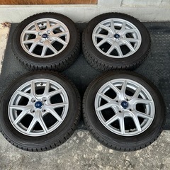 軽自動車用14インチスタッドレスタイヤホイール4本セットナット付き
