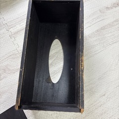 鎌倉彫　ティッシュケース　アンティーク　レトロの画像