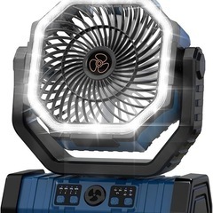 決まりました！扇風機 キャンプ サーキュレータアウトドア 充電式...