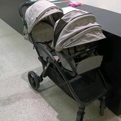 0614-143 二人乗りベビーカー