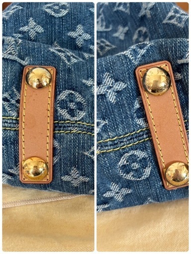 【鑑定済】ルイヴィトン　モノグラムデニムバギー2way 中古・古着通販】LOUIS VUITTON (ルイ ヴィトン) モノグラム・デニム