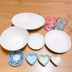 ♡取引中♡ お皿 コップ 全てセットの画像