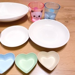 ♡取引中♡ お皿 コップ 全てセットの画像