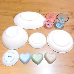 ♡取引中♡ お皿 コップ 全てセットの画像