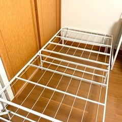 ZINUS メタル ベッドフレーム シングル 折りたたみ