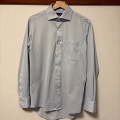 【2枚セット】ノーアイロンシャツ　長袖　Mサイズの画像