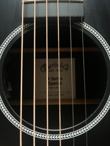 Martin エレアコギター 
X series Special