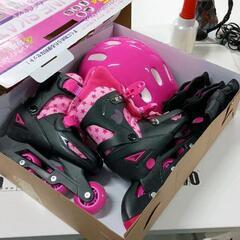 0614-202 インラインスケート 5点セット ピンク