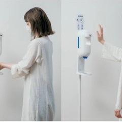新品未使用　スタンド式アルコールディスペンサーの画像