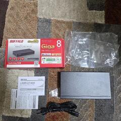 BUFFALO スイッチングハブ LSW5-GT-8NS/BK
