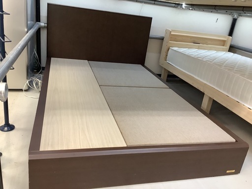 【リサイクルサービス八光】幅127㎝　フランスベッド　セミダブルサイズ　引き出し付き