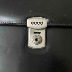 ✨☆ ecco 本革黒 brief case ☆✨の画像