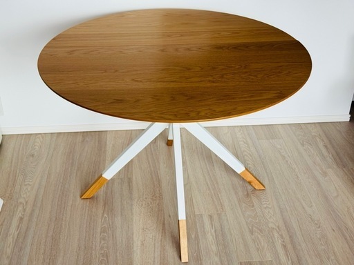 定価19万半年使用美品boconceptエクステンション丸テーブル机無印unico