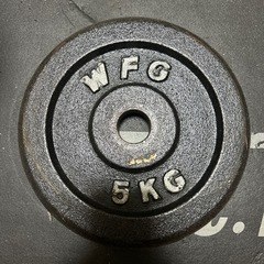 WFGプレート5kg バーベルプレート