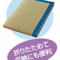 未開封新品 い草上敷ボリュームクッションラグ 133cm×200cm 日本産 の画像