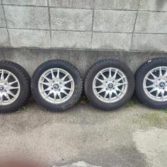 ダンロップ　ＤＵＮＬＯＰ　スタッドレスタイヤ　アルミホイール付４...