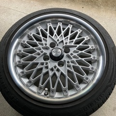 15インチ　メッシュホイール！美品バリ溝　軽自動車コンパクトカー用