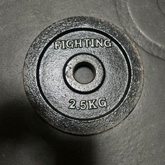 ファイティングロードプレート2.5kg ダンベル、バーベルプレートの画像