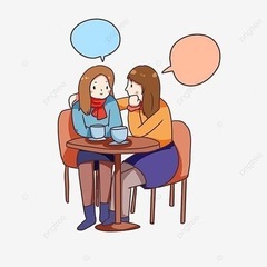 チャット友達。