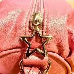 ピンク スタッズ ショルダーバッグの画像
