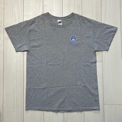 海外購入 NEW PORT ニューポート プリントTシャツ グレー 古着の画像