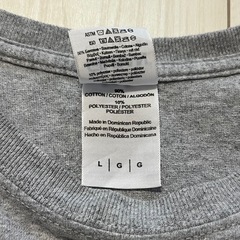 海外購入 NEW PORT ニューポート プリントTシャツ グレー 古着の画像