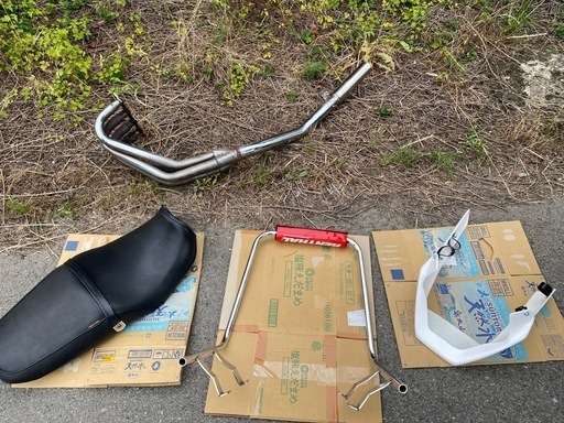 ダンテムバー　マフラー　バッテリー　アンダーカウル　バリオス２専用