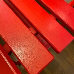 【お取引中】希少　非売品　利根コカコーラ木製ベンチの画像