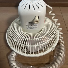 ミニ扇風機　壁掛け　クリップ式　中古　の画像