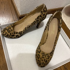 ピンヒール　豹柄