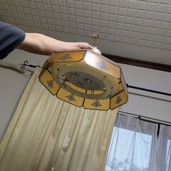 レトロなペンダントライト（蛍光灯）（お譲り先決まりました）の画像
