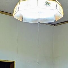 レトロなペンダントライト（蛍光灯）（お譲り先決まりました）の画像