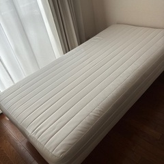 無印良品　足つきシングルベッド　中古品の画像