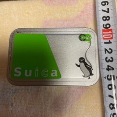 Suica ペンギン JR マーブルチョコ缶の画像