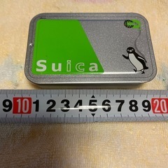 Suica ペンギン JR マーブルチョコ缶の画像