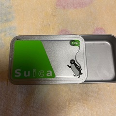 Suica ペンギン JR マーブルチョコ缶の画像