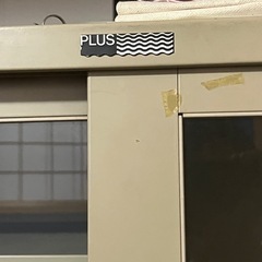 【お取引者様決定】スチール書庫・キャビネット2台セットの画像