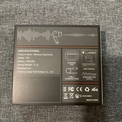 ⭐️カナル型Bluetoothイヤホン 大型モニター付き ホワイト 新品未使用品⭐️の画像
